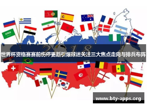 世界杯资格赛赛前伤停更新引爆球迷关注三大焦点走向与排兵布阵